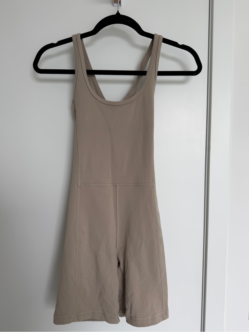 Aritzia Beige Tank Romper